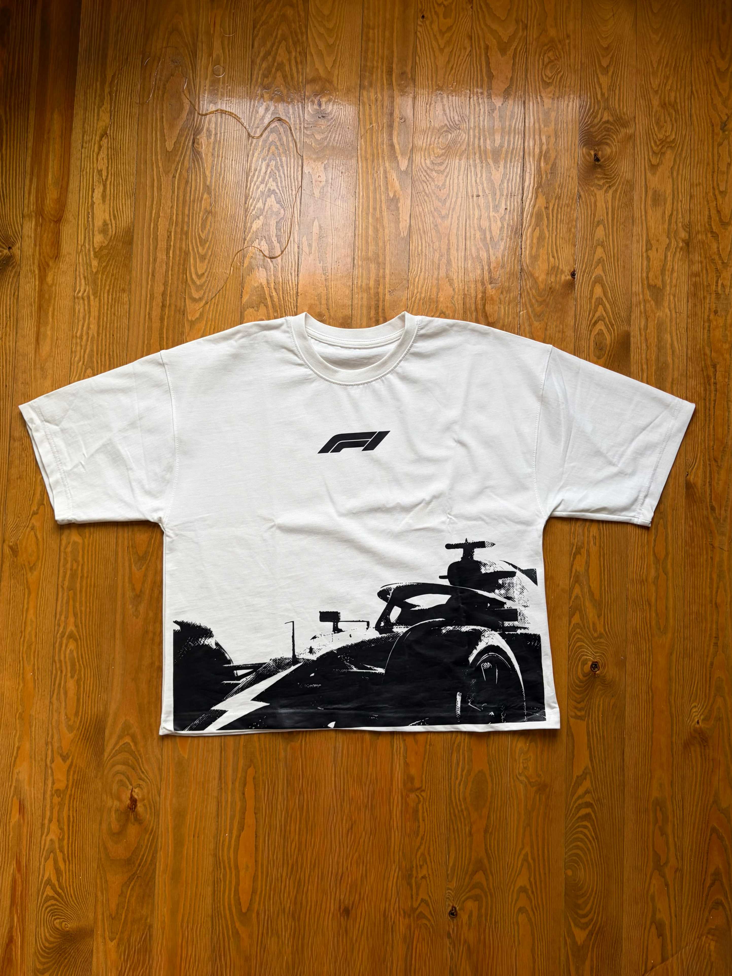 WHITE F1 LEGACY OVERSIZED T-SHIRT