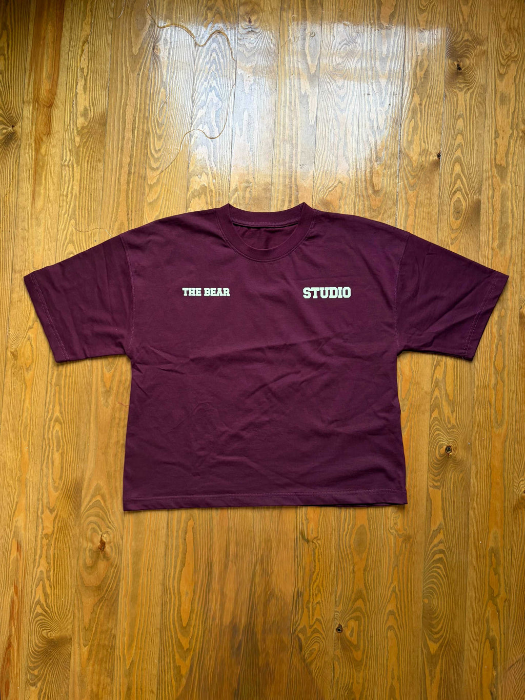 TEST ALL YOUR LIMITS OVERSIZED BURGUNDY T-SHIRT