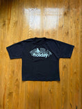 WALK YOUR OWN PACE OVERSIZED BLACK T-SHIRT