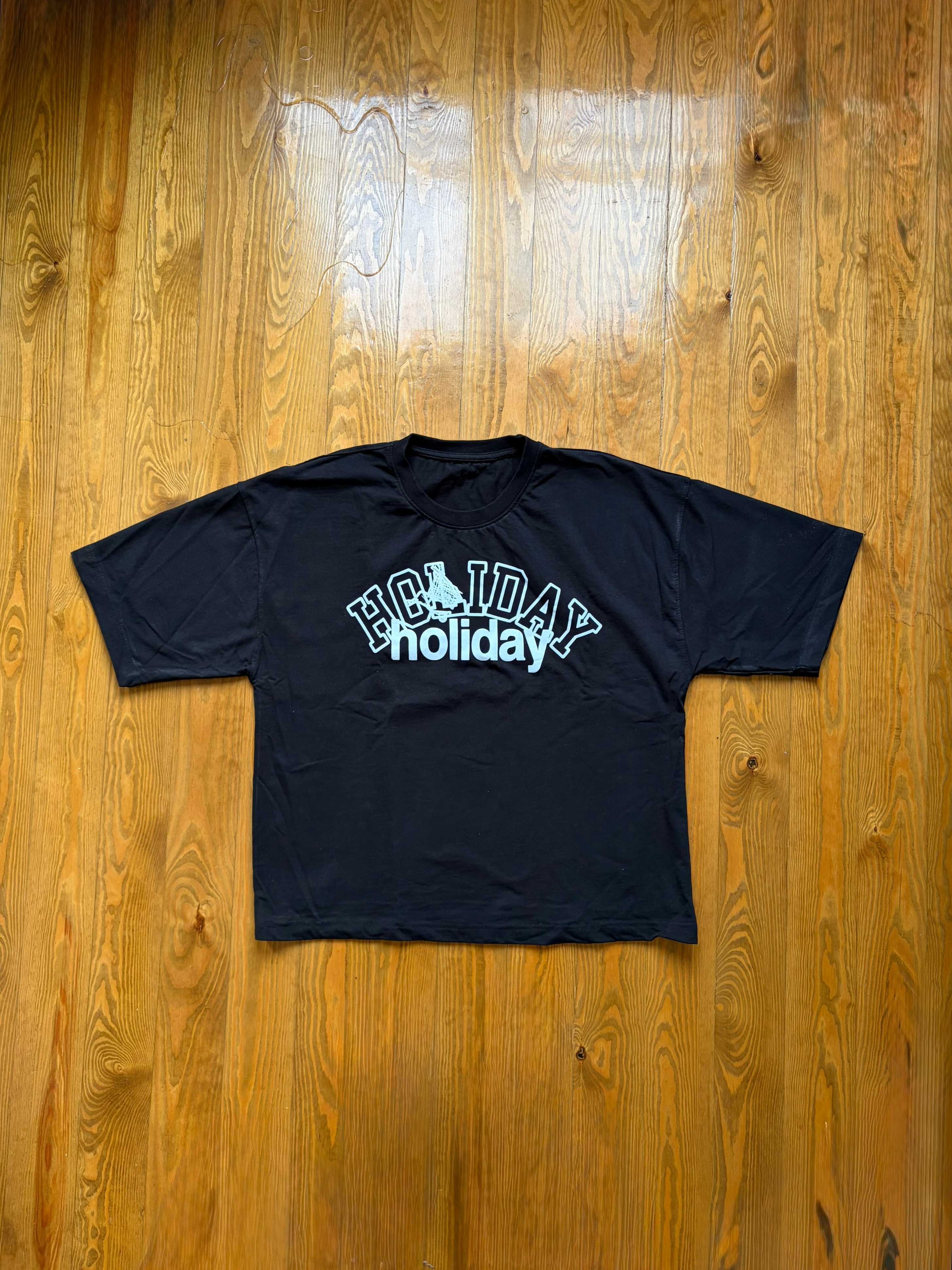 WALK YOUR OWN PACE OVERSIZED BLACK T-SHIRT